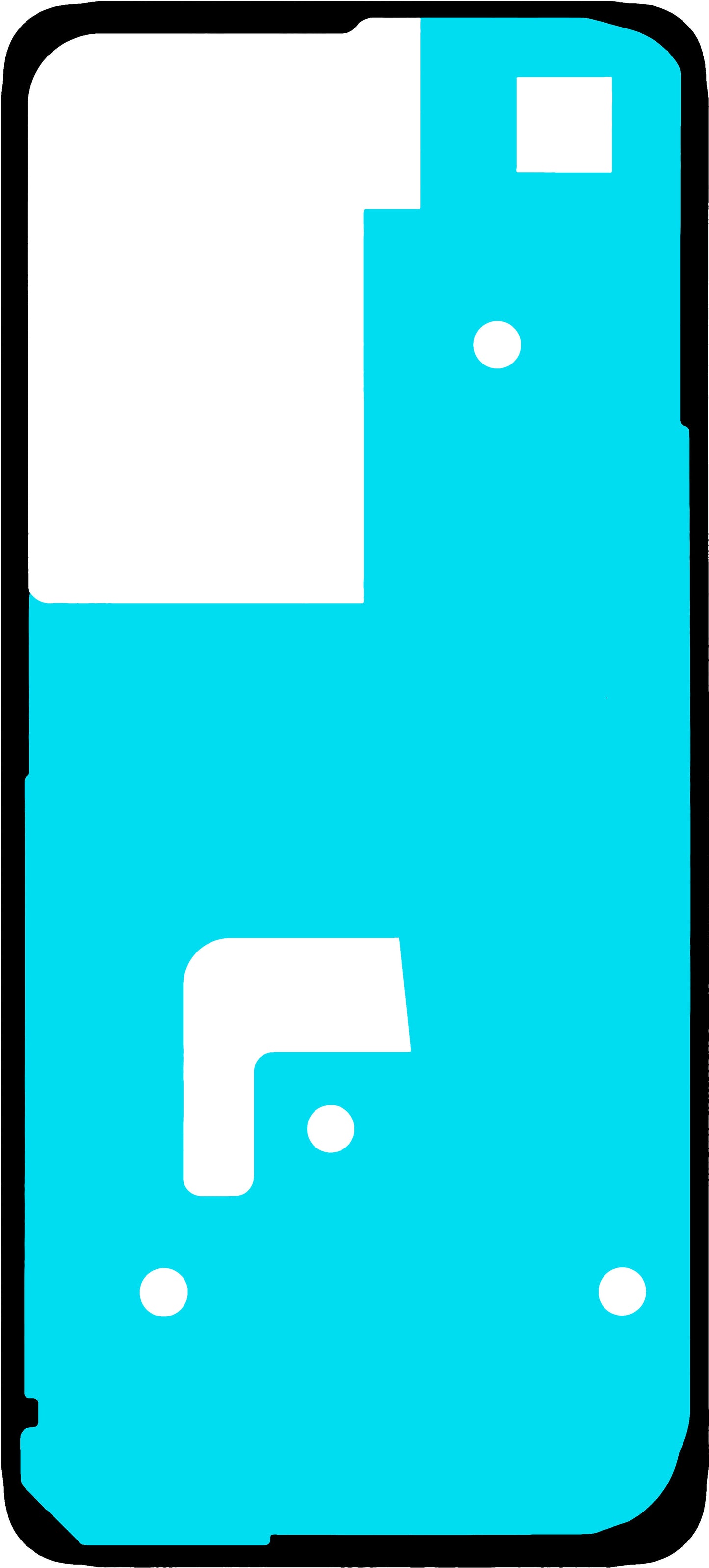 Adhésif Couvercle Batterie Realme 14x, Service Pack 612714001472