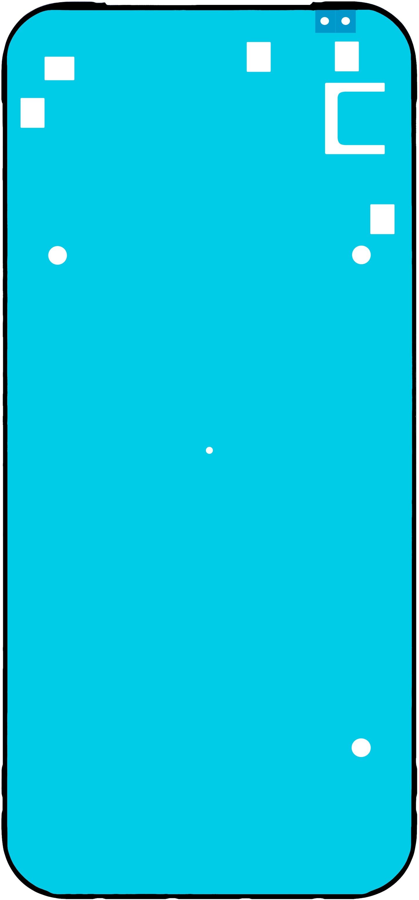 Adhésif Écran Google Pixel 9a, Pack de Service G806-12226-04