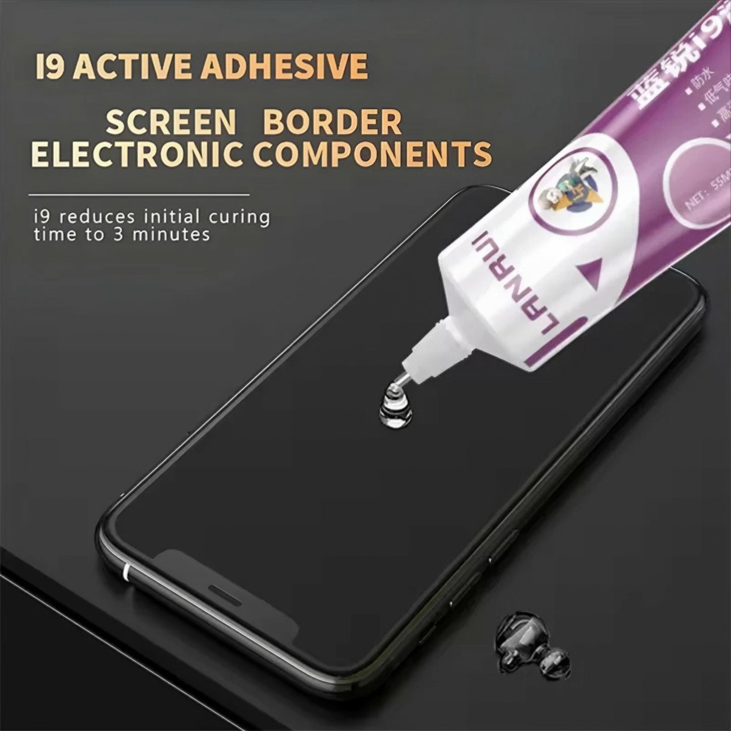 Lanrui I9 Liquid Adhesive, 55ml, Transparent