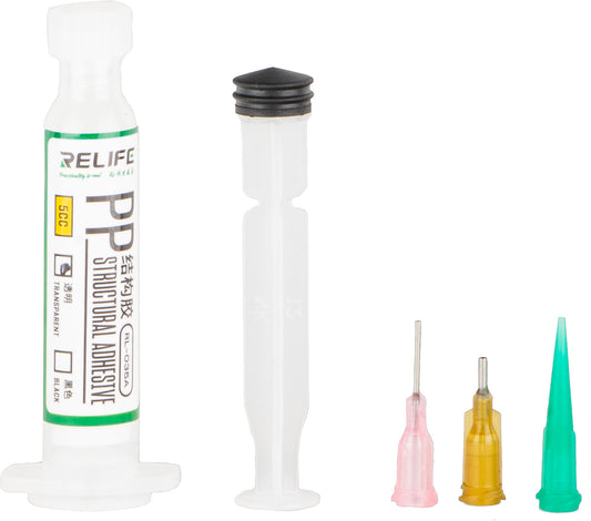 Colle Liquide Relife RL-035A PP, Type Seringue, 5ml, Transparent