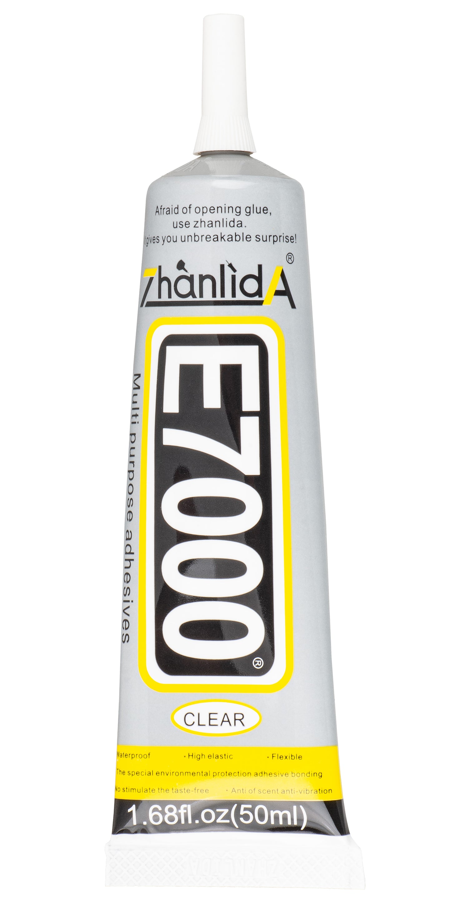 Adhésif Liquide Zhanlida E-7000, 50ml, Transparent