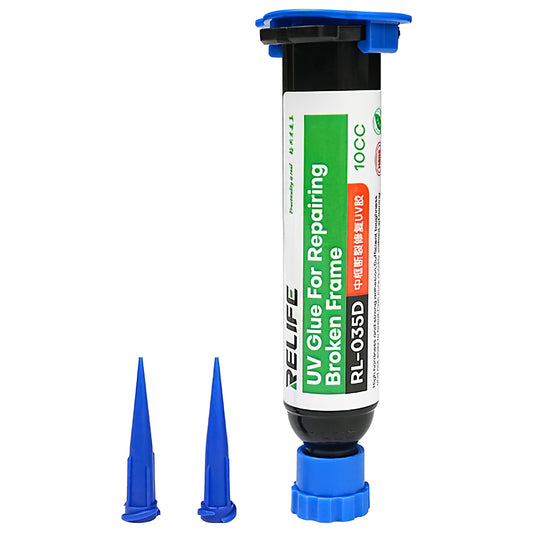Adhésif UV Relife RL-035D pour boîtier, 10ml, Transparent