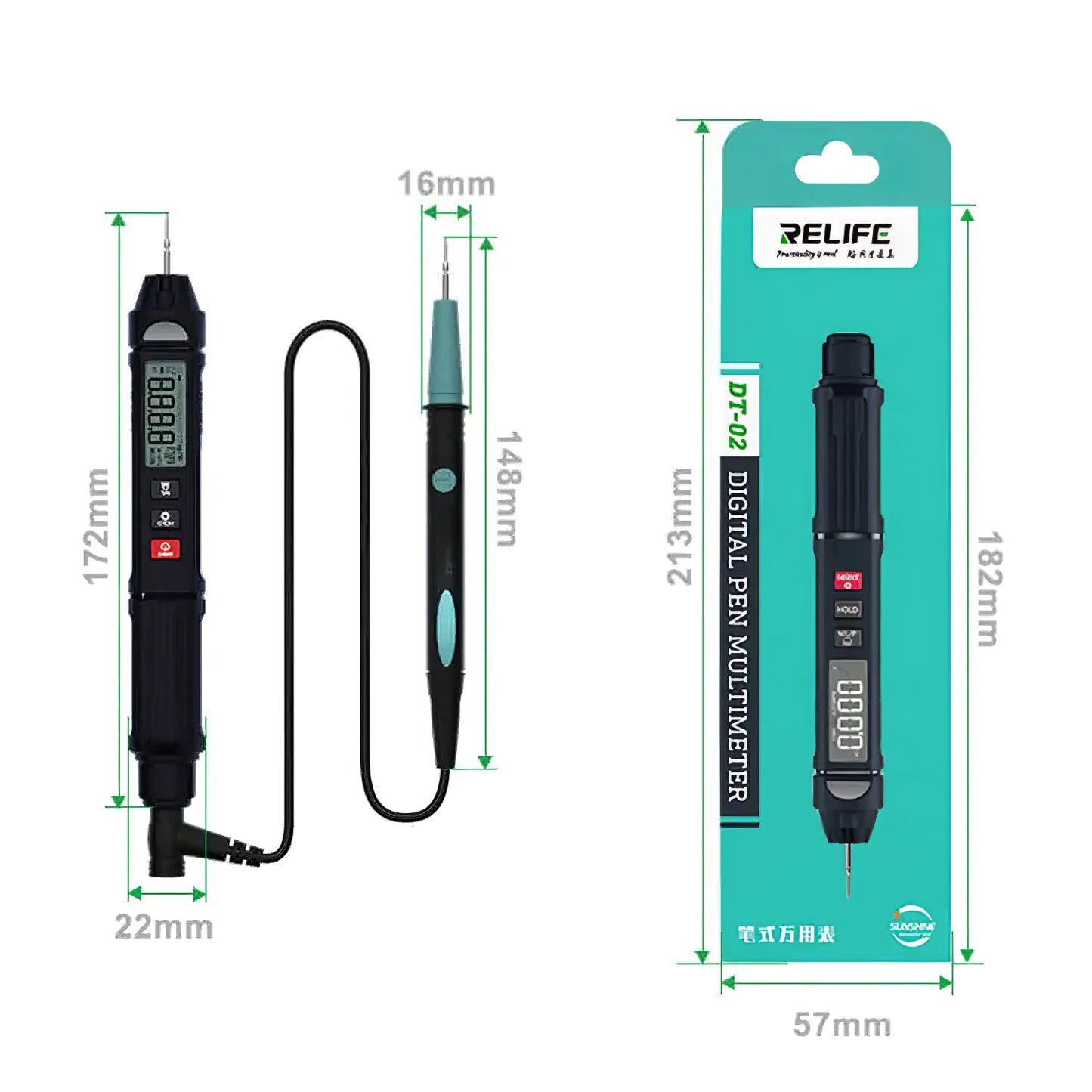 Appareil de Mesure Numérique Relife DT-02