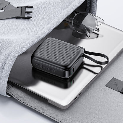 Acefast M15 External Battery, 10000mAh, 20W, PD, 2 x USB-C, Black