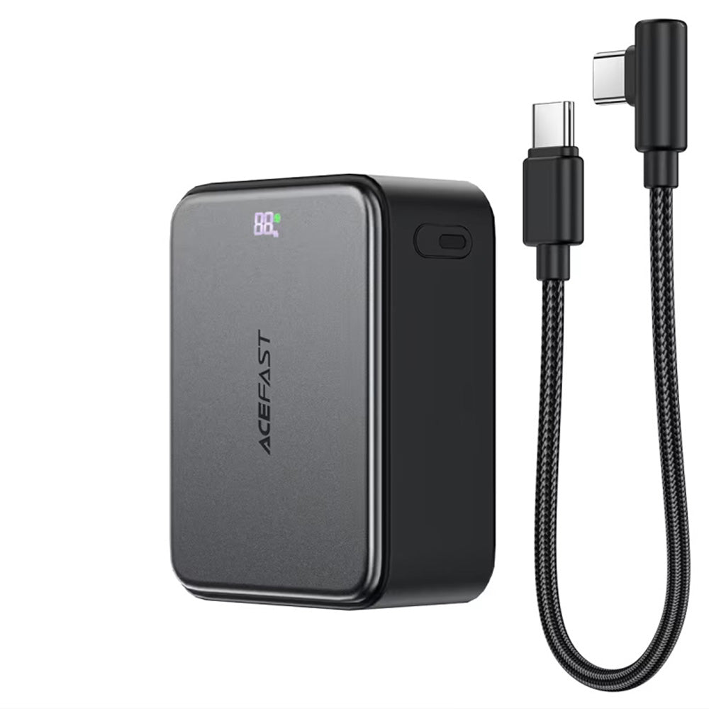 Batterie Externe Acefast M28, 10000mAh, 22.5W, QC + PD, 1 x USB-A - 2 x USB-C, Noire