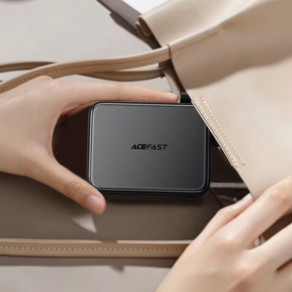 Batterie Externe Acefast M28, 10000mAh, 22.5W, QC + PD, 1 x USB-A - 2 x USB-C, Noire