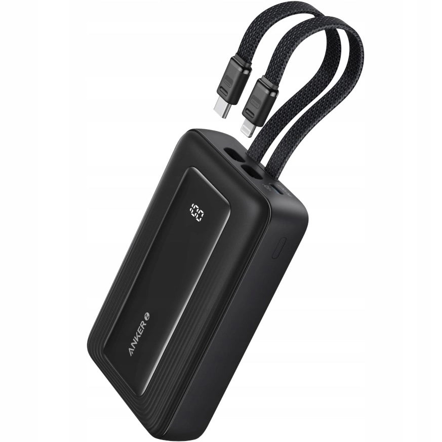Batterie Externe Anker PowerCore, 10000mAh, 30W, QC + PD, 1 x Lightning - 1 x USB-A - 2 x USB-C, Noire A1680G11