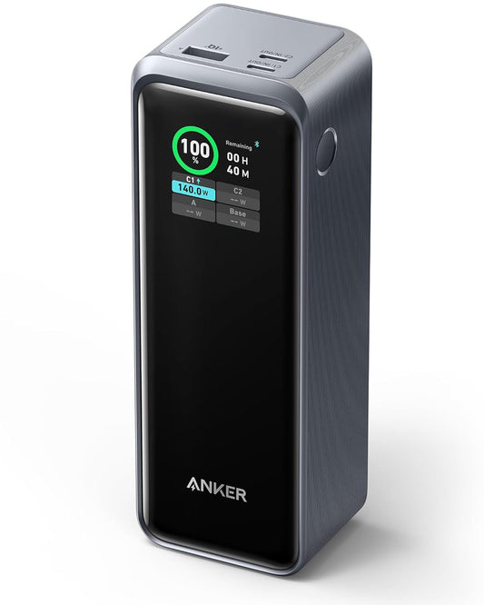 Batterie externe Anker Prime, 27650mAh, 250W, QC + PD, 1 x USB-A - 2 x USB-C, Noir A1340011 A1340011
