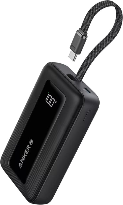 Batterie Externe Anker Zolo, 20000mAh, 30W, QC + PD, 1 x USB-A - 2 x USB-C, Noire A1689H11