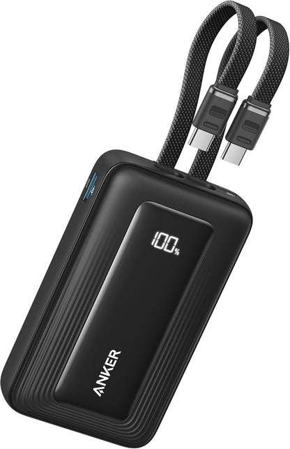 Batterie Externe Anker Zolo, 10000mAh, 35W, QC + PD, 1 x USB-A - 2 x USB-C, Noire A1680H12