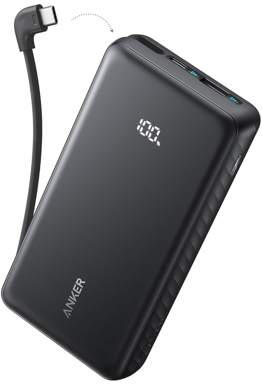 Batterie Externe Anker Zolo, 10000mAh, 22.5W, QC + PD, 1 x USB-A - 2 x USB-C, Noire A110DH11