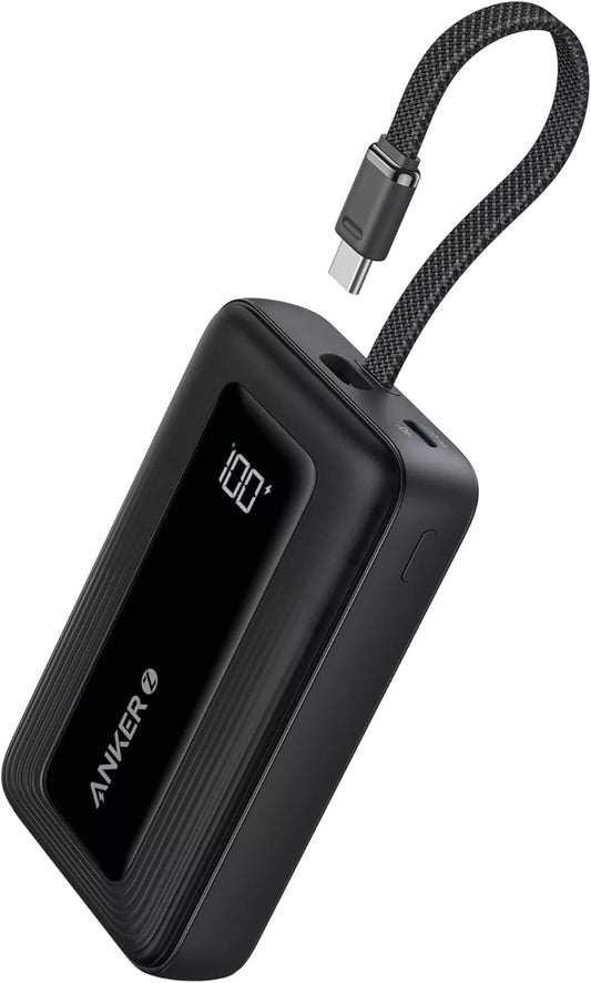 Batterie Externe Anker Zolo, 20000mAh, 30W, QC + PD, 1 x USB-A - 2 x USB-C, Noire, Reconditionnée A1689H11