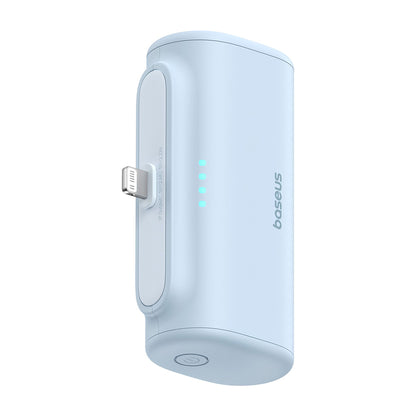 Batterie Externe Baseus Compact, 5000mAh, 20W, PD, 1 x Lightning - 1 x USB-C, Bleue P10068307313-00