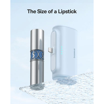 Batterie Externe Baseus Compact, 5000mAh, 20W, PD, 1 x Lightning - 1 x USB-C, Bleue P10068307313-00
