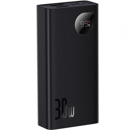 Batterie Externe Baseus Adaman2, 10000mAh, 30W, QC + PD, 1 x USB-C - 2 x USB-A, Noire PPAD040101