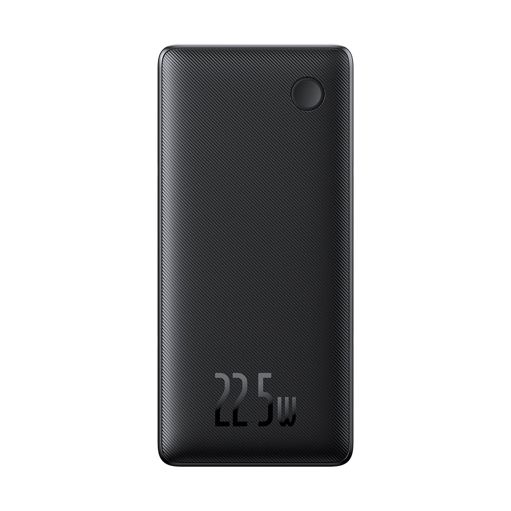 Batterie Externe Baseus Airpow Lite, 10000mAh, 22.5W, QC + PD, 1 x Lightning - 1 x USB-A - 2 x USB-C, Noire P10067501123-00