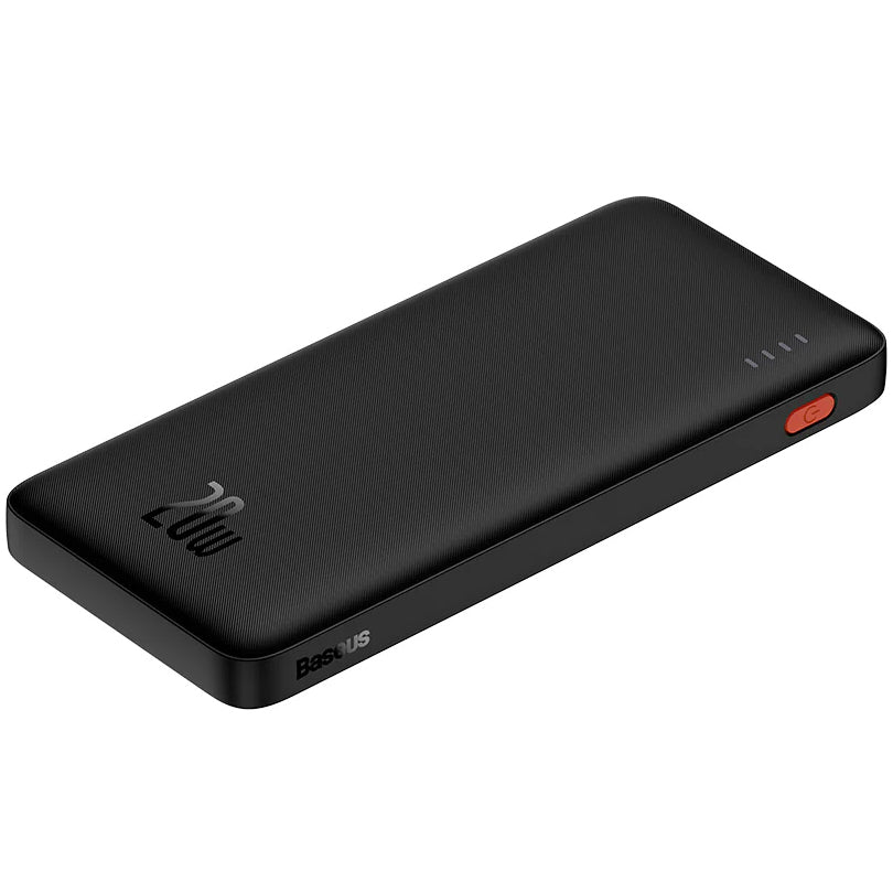 Baseus Airpow External Battery, 10000mAh, 20W, QC + PD, 1 x USB-A - 1 x USB-C, Black PPQD090001 