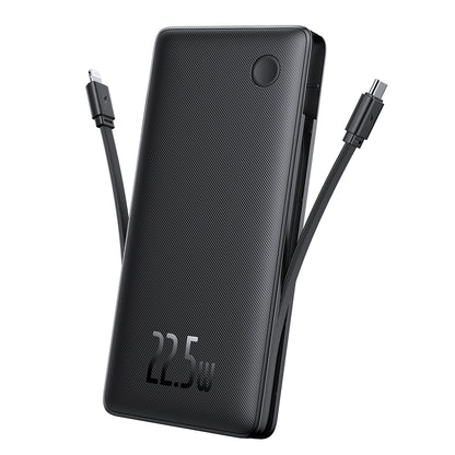 Batterie Externe Baseus Airpow Lite, 10000mAh, 22.5W, QC + PD, 1 x Lightning - 1 x USB-A - 2 x USB-C, Noire P10067501123-00