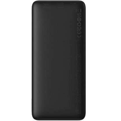 Baseus Airpow External Battery, 10000mAh, 20W, QC + PD, 1 x USB-A - 1 x USB-C, Black PPQD090001 