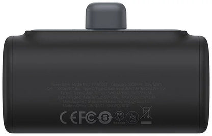 Batterie Externe Baseus Compact, 5000mAh, 20W, PD, 1 x Lightning - 1 x USB-C, Noire P10068307113-00