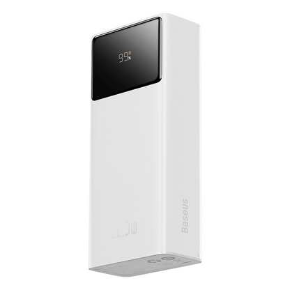 Batterie Externe Baseus EnerFill FP41, 30000mAh, 22,5W, QC + PD, 1 x USB-C - 2 x USB-A, Blanche E0027K01