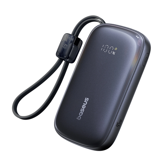 Batterie Externe Baseus EnerFill FC21 QPow 3 Ultra, 20000mAh, 45W, QC + PD, 1 x USB-A - 1 x USB-C, Noire E0027P00