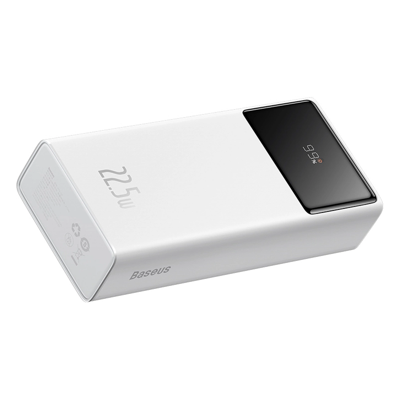 Batterie Externe Baseus EnerFill FP41, 30000mAh, 22,5W, QC + PD, 1 x USB-C - 2 x USB-A, Blanche E0027K01