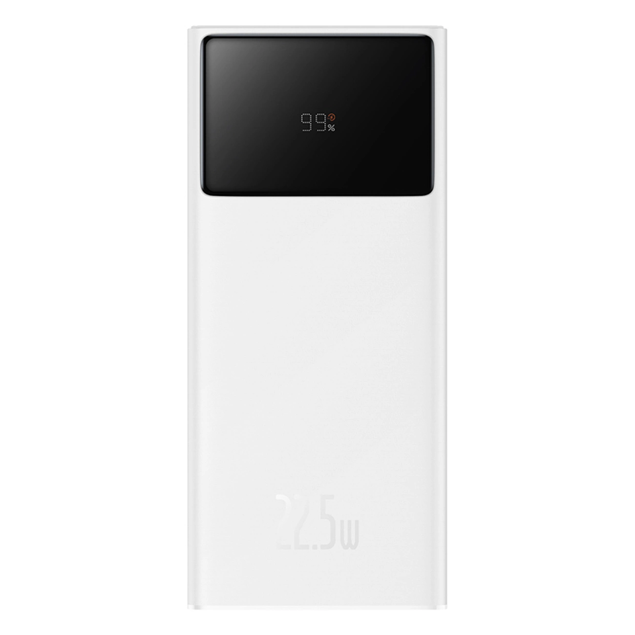 Batterie Externe Baseus EnerFill FP41, 30000mAh, 22,5W, QC + PD, 1 x USB-C - 2 x USB-A, Blanche E0027K01