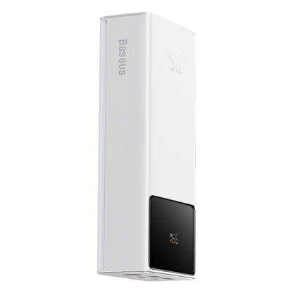 Batterie Externe Baseus EnerFill FP41, 30000mAh, 22,5W, QC + PD, 1 x USB-C - 2 x USB-A, Blanche E0027K01