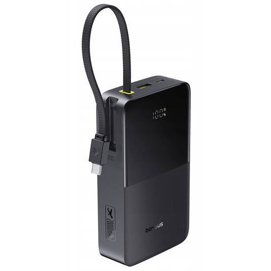 Batterie Externe Baseus EnerFill Bipow2 Pro, 20000mAh, 22.5W, QC + PD, 1 x USB-A - 2 x USB-C, Noire E0027701