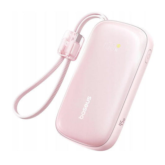 Batterie Externe Baseus EnerFill FC21 Qpow 3 Ultra, 10000mAh, 45W, QC + PD, 1 x USB-A - 1 x USB-C, Rose E0027Q02