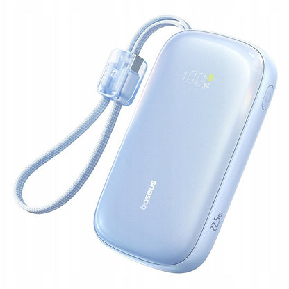 Batterie Externe Baseus EnerFill FC21 Qpow 3 Ultra, 20000mAh, 22.5W, QC + PD, 1 x USB-A - 1 x USB-C, Bleue E0027M03