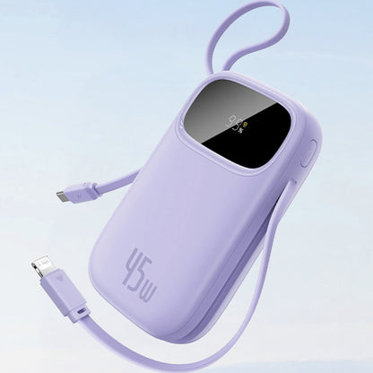 Batterie Externe Baseus EnerFill FC31 Qpow 3, 10000mAh, 45W, QC + PD, 1 x Lightning - 1 x USB-A - 2 x USB-C, Noire E0028C00