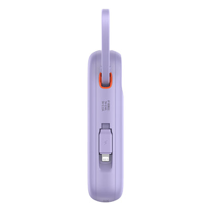 Batterie Externe Baseus Qpow Pro+, 10000mAh, 22.5W, QC + PD, 1 x Lightning - 1 x USB-A - 2 x USB-C, Mauve P10055003513-00