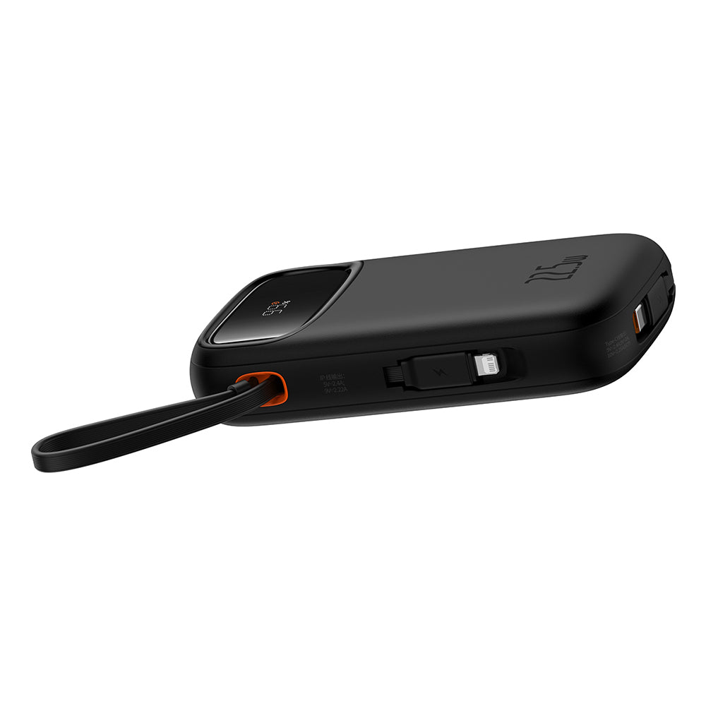 Batterie Externe Baseus Qpow Pro+, 20000mAh, 22.5W, QC + PD, 1 x Lightning - 1 x USB-A - 2 x USB-C, Noire P10055002113-00