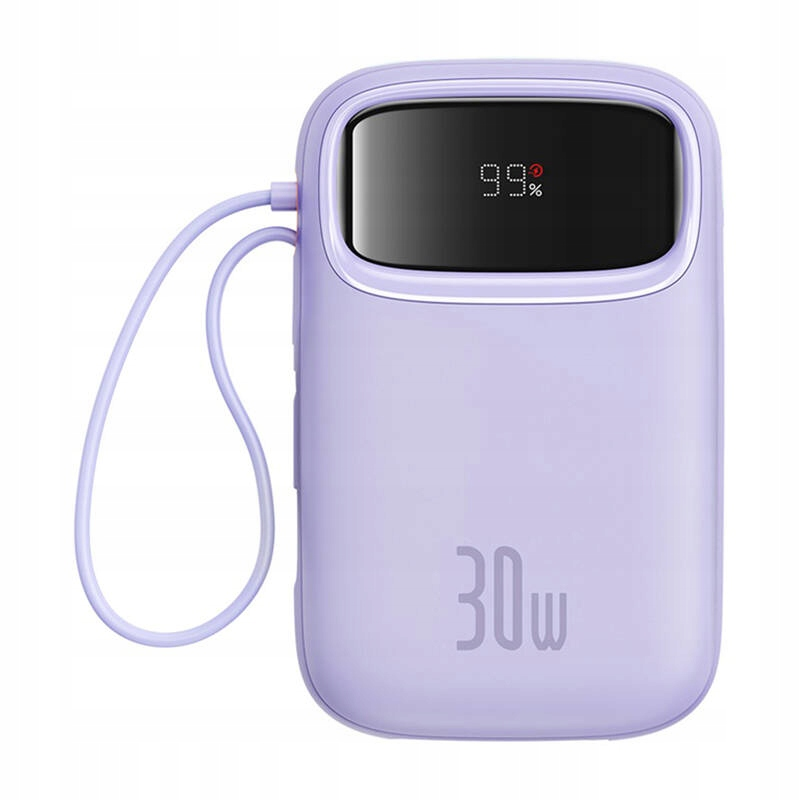 Batterie Externe Baseus Qpow2, 10000mAh, 30W, QC + PD, 1 x USB-A - 3 x USB-C, Mauve P10055008513-00