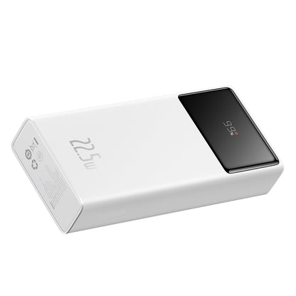 Batterie Externe Baseus Star Lord, 20000mAh, 22.5W, QC + PD, 1 x USB-C - 2 x USB-A, Blanche PPXJ080002