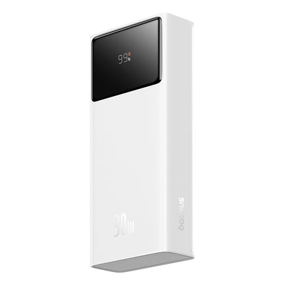 Batterie Externe Baseus Star Lord, 20000mAh, 30W, QC + PD, 1 x USB-C - 2 x USB-A, Blanche P10022904213-00
