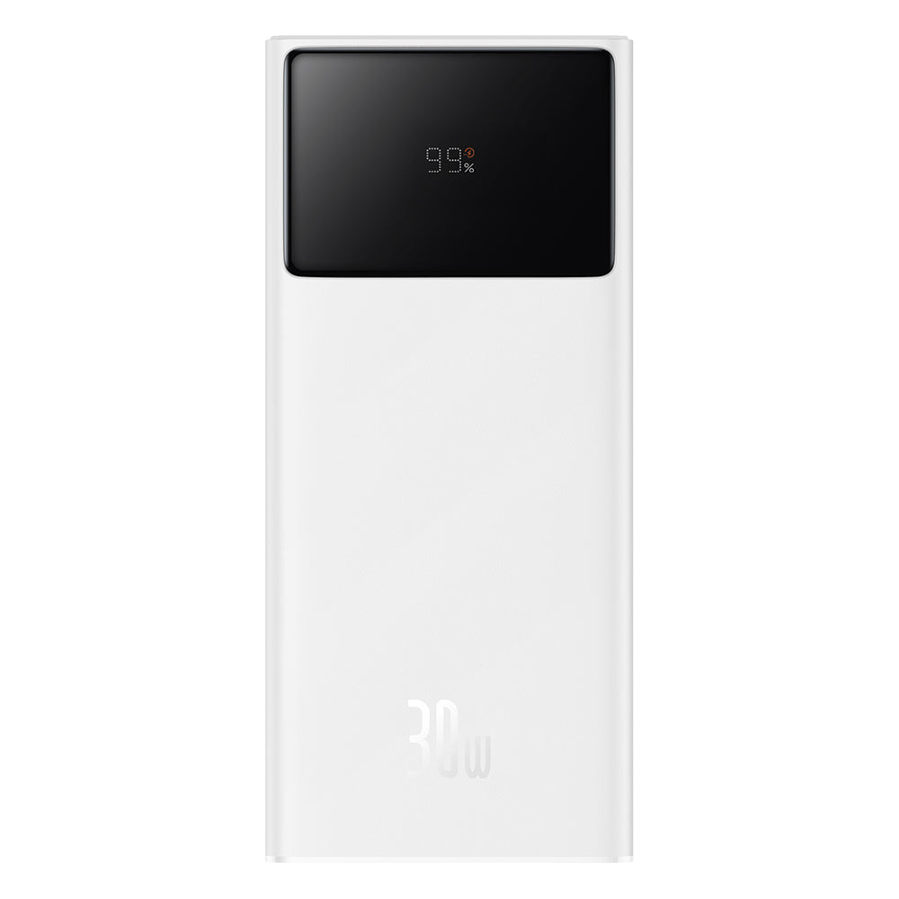 Batterie Externe Baseus Star Lord, 20000mAh, 30W, QC + PD, 1 x USB-C - 2 x USB-A, Blanche P10022904213-00