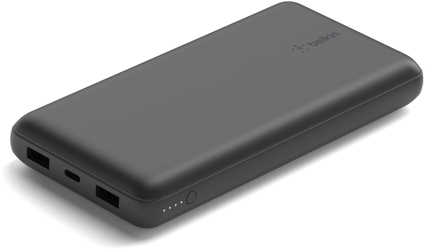 Batterie Externe Belkin BoostCharge Pro, 20000mAh, 15W, 1 x USB-C - 2 x USB-A, Noire BPB012btBK