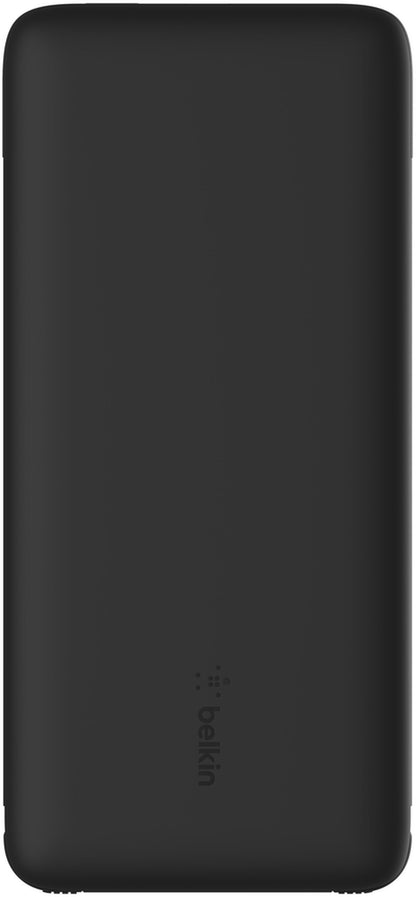 Batterie Externe Belkin BoostCharge Plus, 10000mAh, 23W, QC + PD, 1 x Lightning - 2 x USB-C, Noire BPB006btBLK