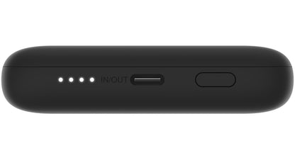 Batterie Externe Belkin BoostCharge Plus, 10000mAh, 23W, QC + PD, 1 x Lightning - 2 x USB-C, Noire BPB006btBLK