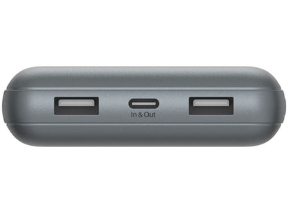Batterie Externe Belkin BoostCharge Pro, 20000mAh, 15W, 1 x USB-C - 2 x USB-A, Gris BPB012btGY