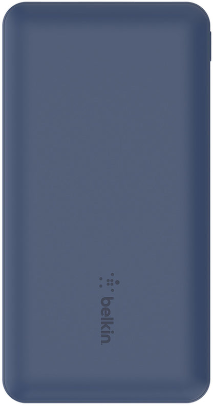 Batterie Externe Belkin BoostCharge, 10000mAh, 15W, 1 x USB-C - 2 x USB-A, Bleu marine BPB011btBL