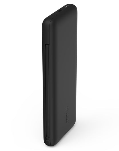 Batterie Externe Belkin BoostCharge Plus, 10000mAh, 23W, QC + PD, 1 x Lightning - 2 x USB-C, Noire BPB006btBLK