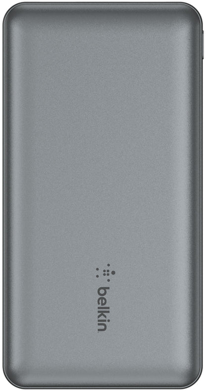 Batterie Externe Belkin BoostCharge, 10000mAh, 15W, 1 x USB-C - 2 x USB-A, Gris BPB011btGY