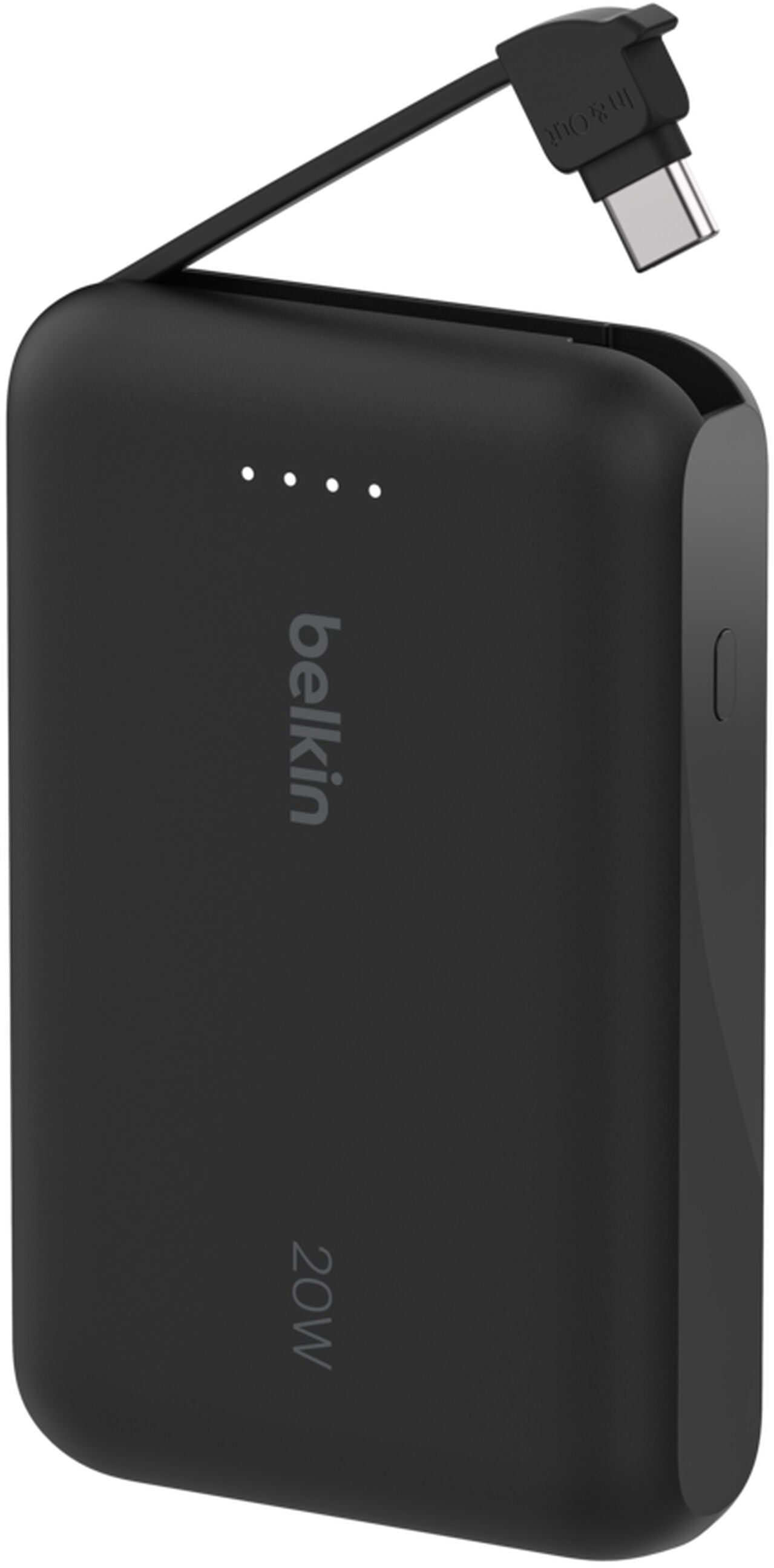Batterie Externe Belkin BoostCharge, 10000mAh, 20W, PD, 2 x USB-C, Noire BPB021hqBK