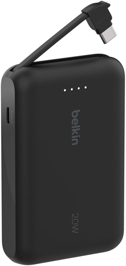 Batterie Externe Belkin BoostCharge, 10000mAh, 20W, PD, 2 x USB-C, Noire BPB021hqBK