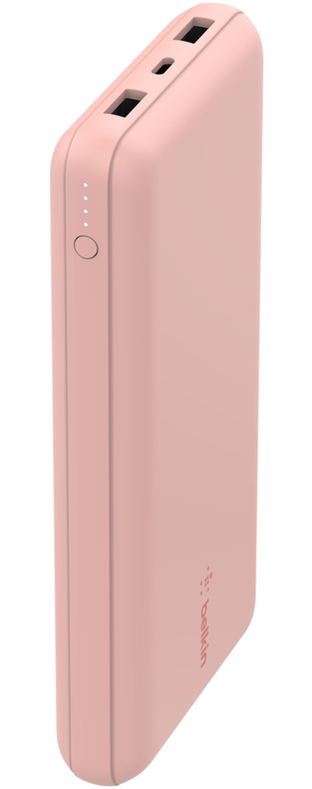 Batterie Externe Belkin BoostCharge, 20000mAh, 15W, 1 x USB-C - 2 x USB-A, Rose Doré BPB012btRG
