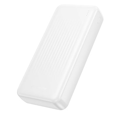 Batterie Externe Borofone BJ80A Clever, 20000mAh, 22.5W, QC + PD, 1 x USB-C - 2 x USB-A, Blanche